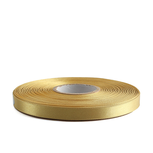 고밀도 폴리주자 리본끈 1cm x 50yd (약46m) (7금색)