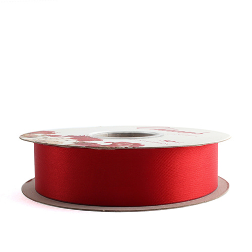 현대포리공단 리본끈(컴 인쇄용리본,붓글씨용) 3cm x 50yd (약46m) 7 빨강색