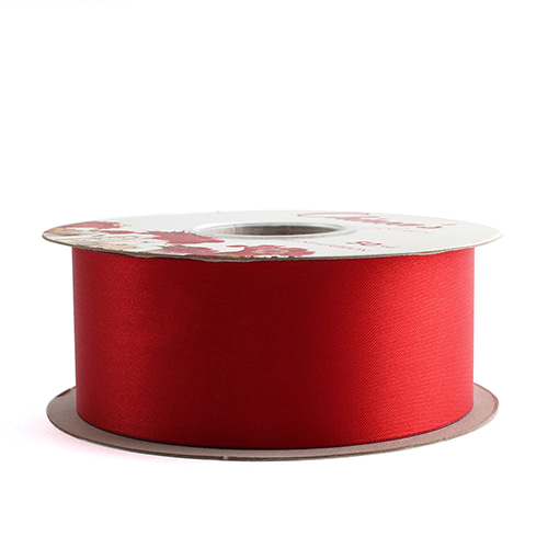 현대포리공단 리본끈(컴 인쇄용리본,붓글씨용) 4.5cm x 50yd (약46m) 7 빨강색