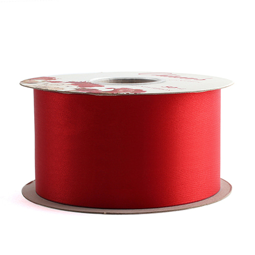 현대포리공단 리본끈(컴 인쇄용리본,붓글씨용) 6cm x 50yd (약46m) 7 빨강색