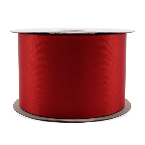 현대포리공단 리본끈(컴 인쇄용리본,붓글씨용) 7cm x 50yd (약46m) 7 빨강색