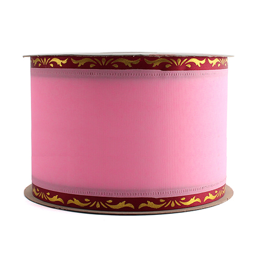금박공단 (핑크 체리) 12cm x 70yd (약 36.5m) (총너비: 16.5cm, 컴퓨터전용)