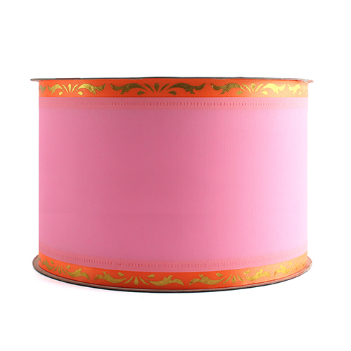 금박공단 (핑크 오렌지) 12cm x 70yd (약 36.5m) (총너비: 16.5cm, 컴퓨터전용)