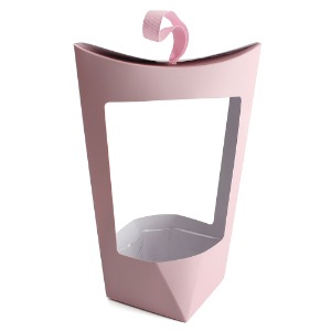 꽃박스 반달포트케이스 (10개) 핑크